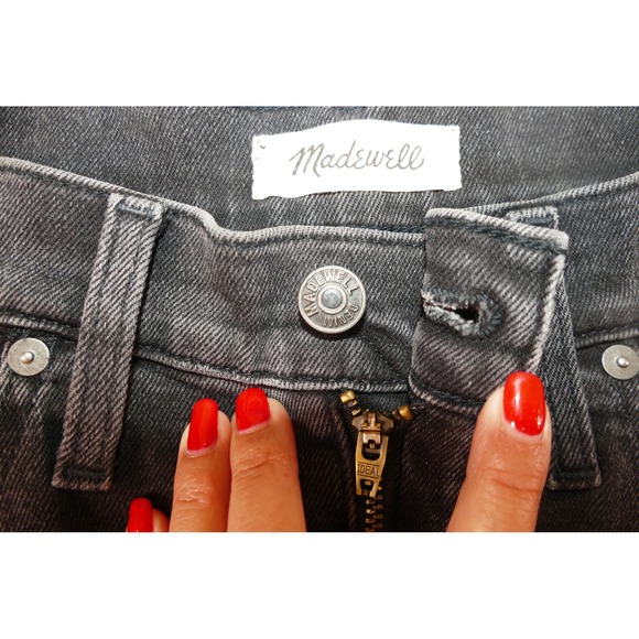 Madewell The Perfect Vintage Jean Womens Gray Wash High Rise Denim waist 30Pants - Picture 6 of 16